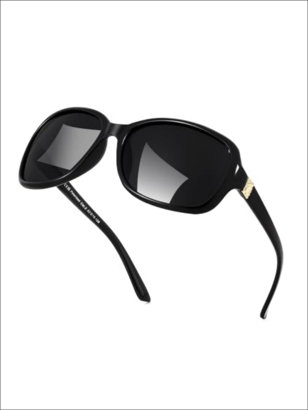 FEISEDY Polarized Sunglasses for Women Retro Square UV400 Full Frame